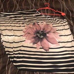 Sexy one sleeve stretch shirt